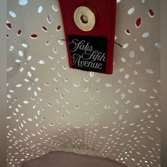 SAKS FIFTH AVE laser etched TOTEBAG - Picture 8 of 8